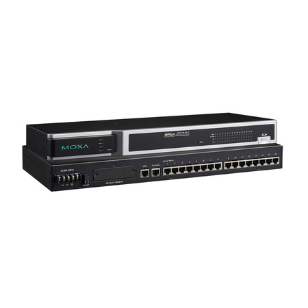 MOXA 16Port Ethernet Secire Terminal Server, 10/100M Ethernet, 3 In 1 NPort 6650-16-HV-T
